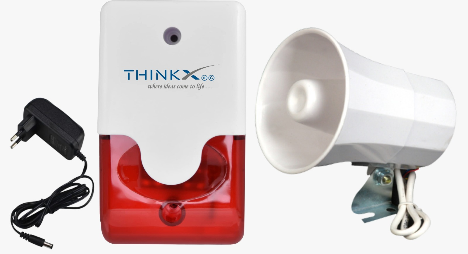 Ultimate Secure 110db outdoor siren with strobe light